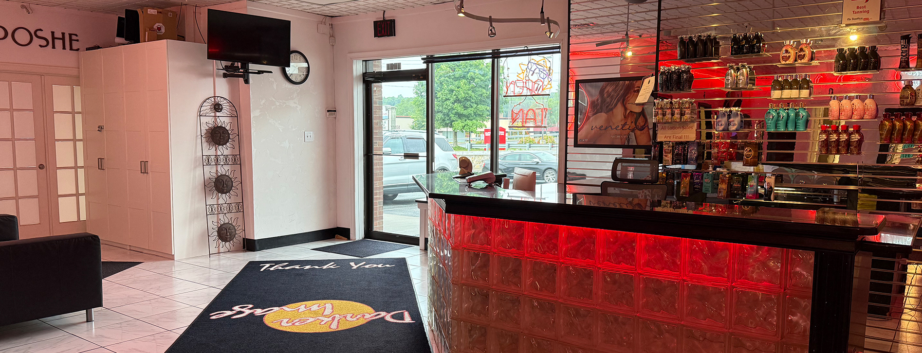 tanning salon tan